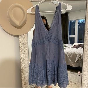 Blue Free People sun dress